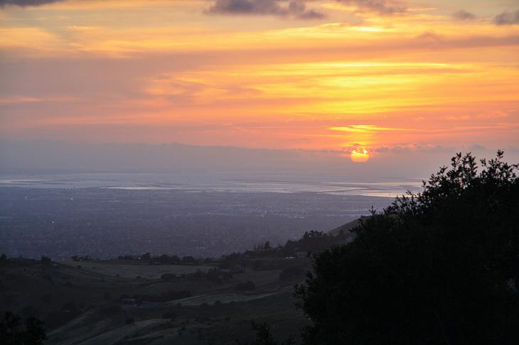 Sunset over San Jose / Sonnenuntergang bei San Jose