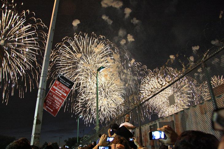 4th of July Fireworks / Feuerwerk zum Independence Day
