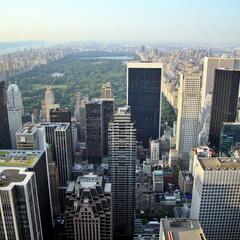 Central Park as seen from the Rockefeller Center / Central vom Rockefeller Center gesehen