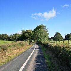 The road towards Lancaster University