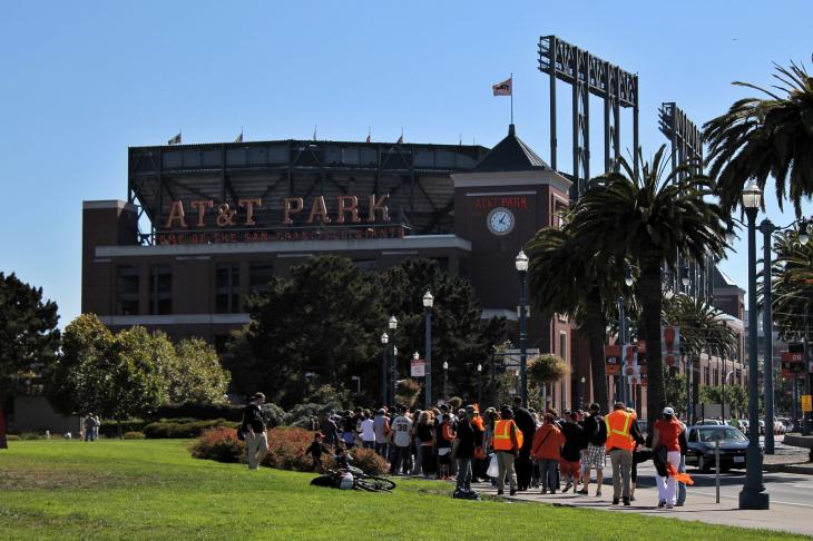 Giants Fans at AT&T Park