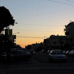 Sunset at Irving St