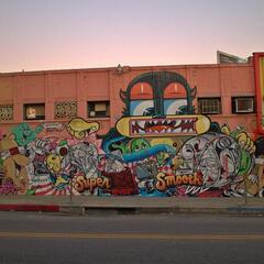 Graffiti near Hollywood Boulevard