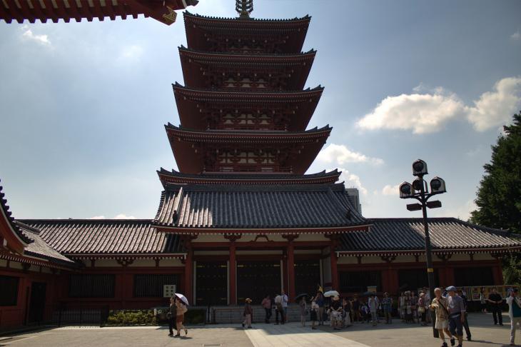Senso-ji Temple Pagoda, Asakusa