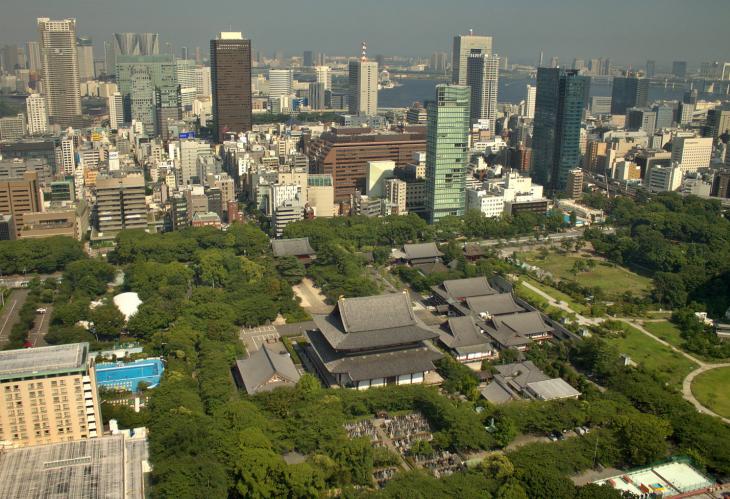 Tokyo (Zojoji Temple in front)