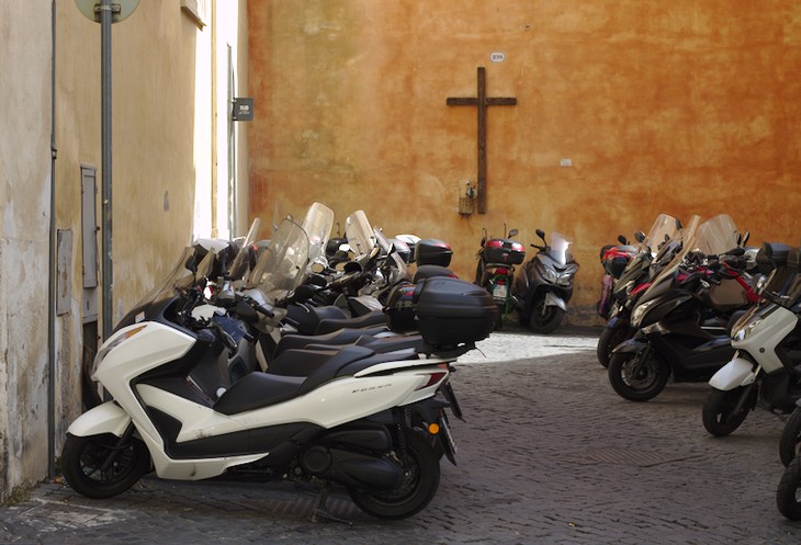 Scooters in Rome