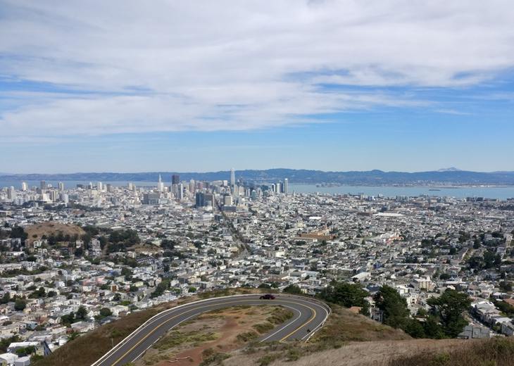 San Francisco as seen from Twin Peaks