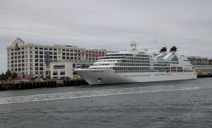 Seabourn Quest at Cruise Terminal