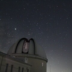 Stars above Lick Observatory