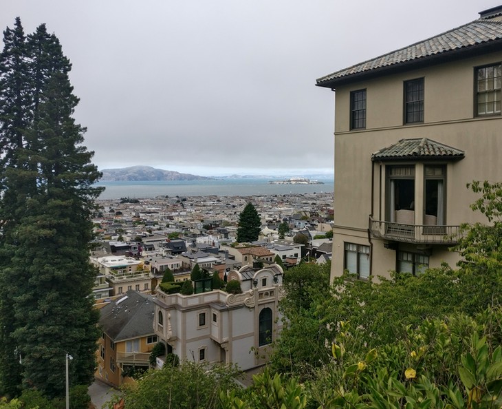 View of San Francisco and Alcatraz