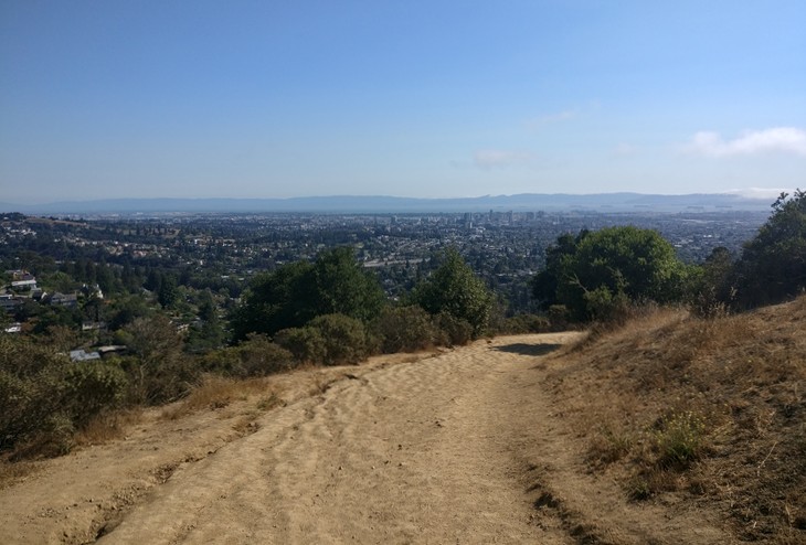 View of Oakland from Stonewall Panoramic Trail