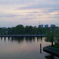 Havel river and Mercure Hotel
