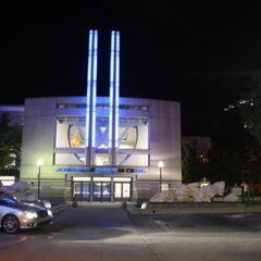 Sacramento Convention Center at night