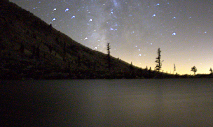 Der Twin Lake und der Sternenhimmel