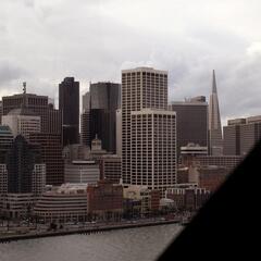 San Francisco's Financial District as seen from the Bay Bridge